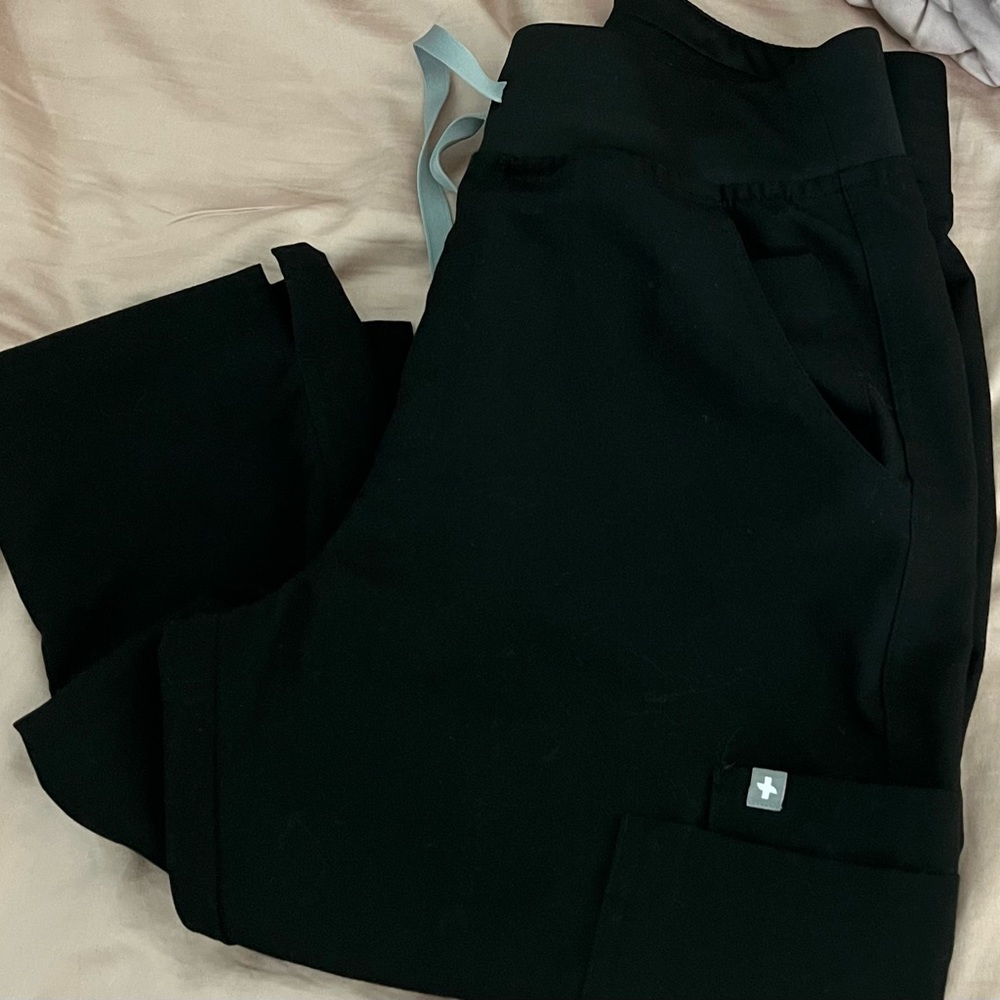 Figs Black Pants